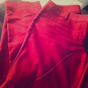 Express Columnist red ankle pants size 10R